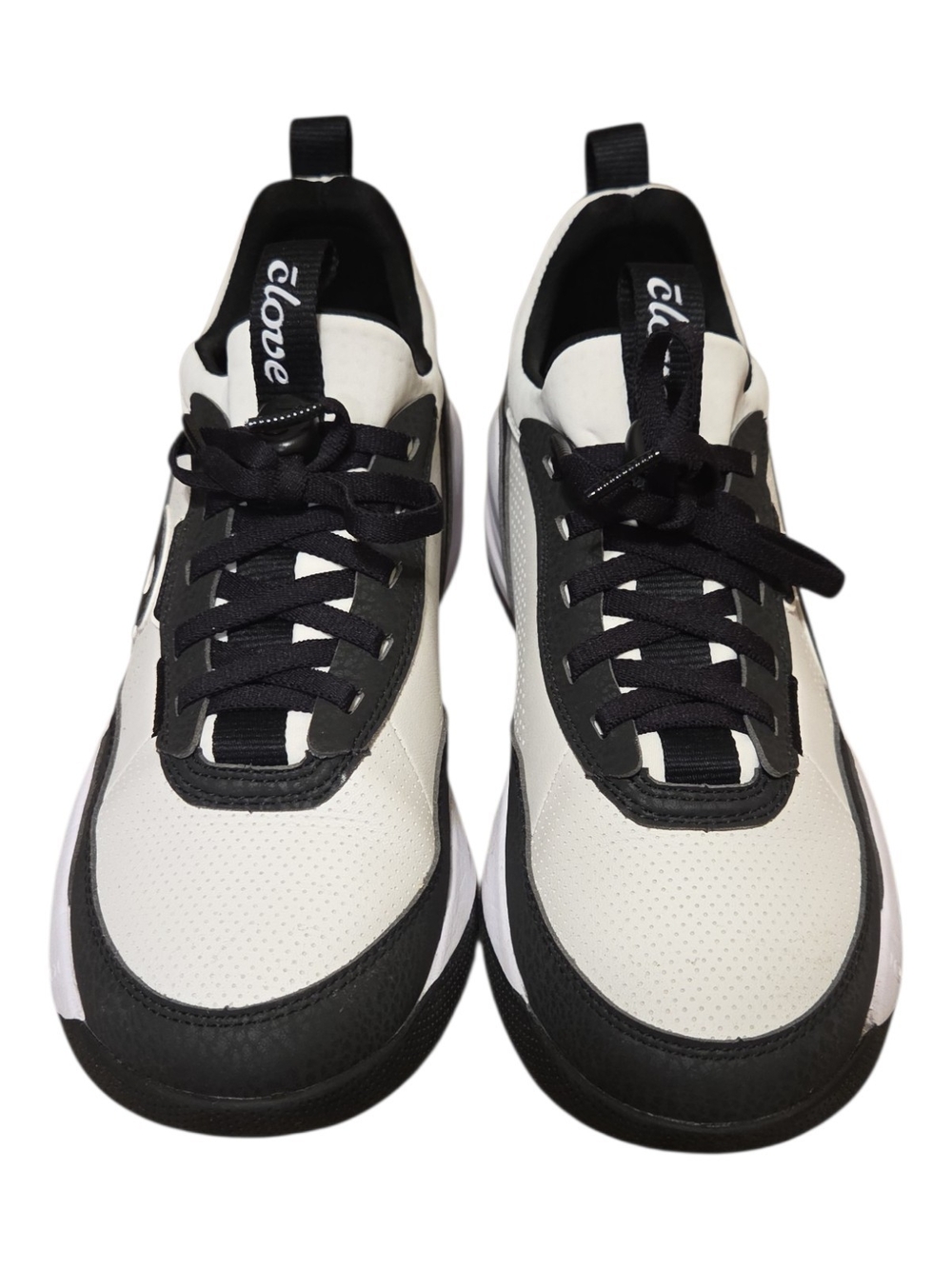 Clove Strada Unisex Black And White Snealers